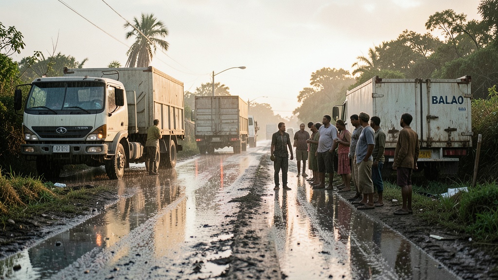 Gobernación del Guayas lleva ayuda humanitaria a Balao por las lluvias