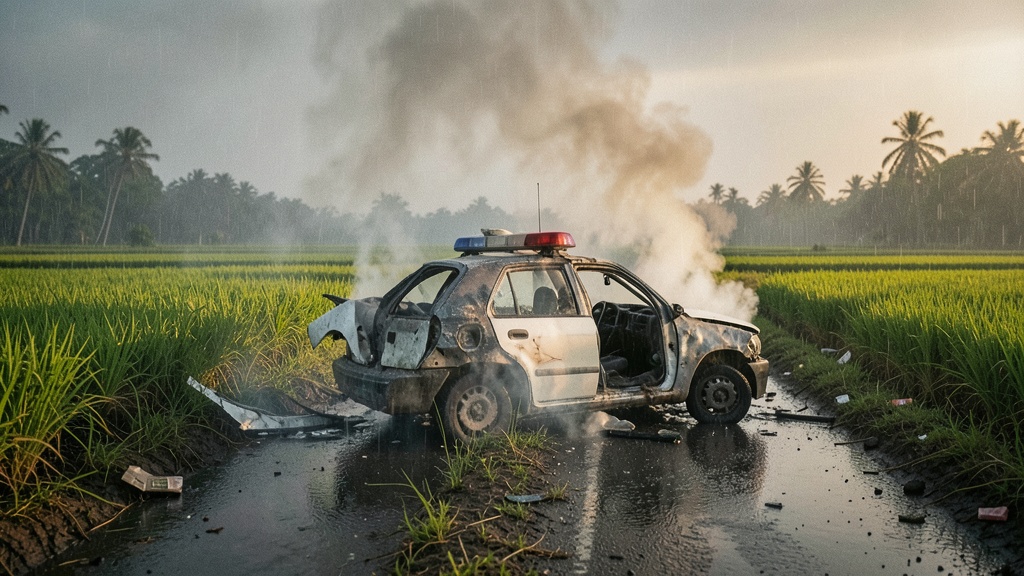 Choque en Balao deja tres policías muertos y un herido en la Panamericana