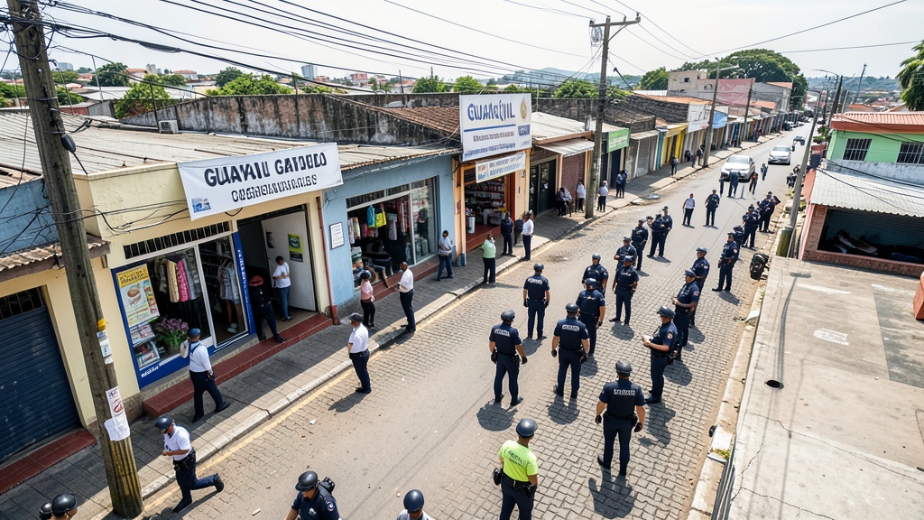 Policía del Guayas clausura 6 locales y suspende 17 por irregularidades comerciales