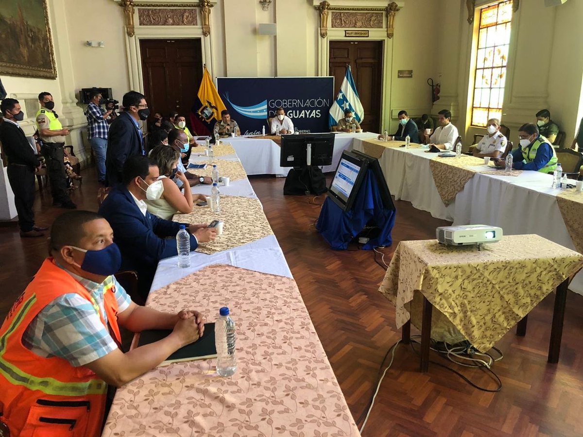 Seguridad provincial: Operativos sanitarios se coordinan en Mesa de Guayas