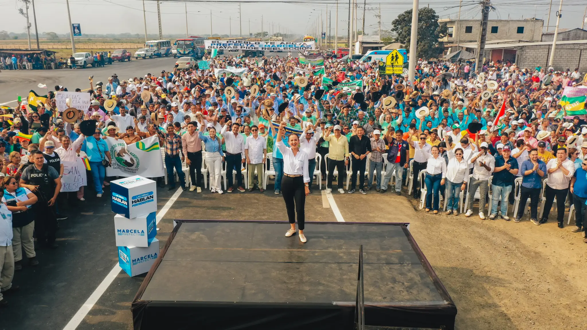 Prefectura del Guayas entrega vía La Aurora-La T con inversión superior a USD 19 millones