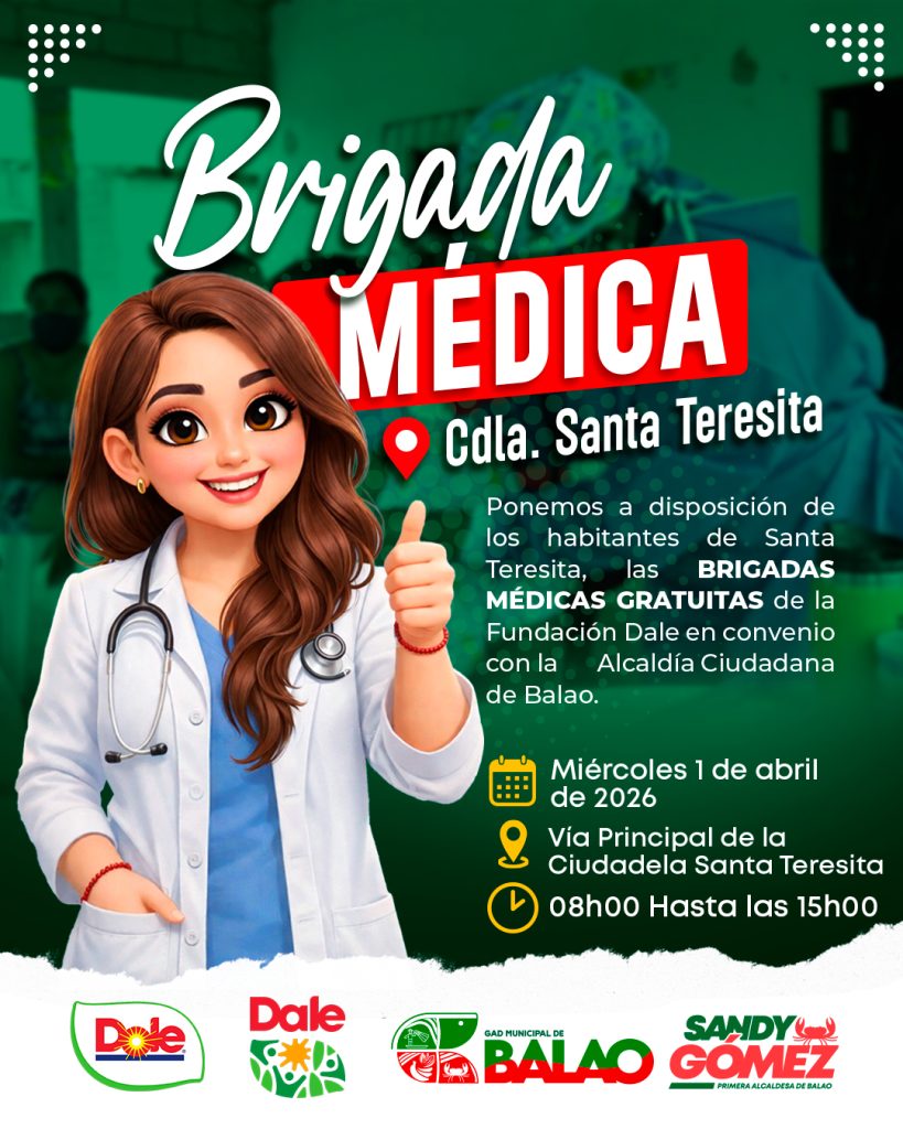 Brigadas médicas gratuitas llegan a Santa Teresita el 1 de abril