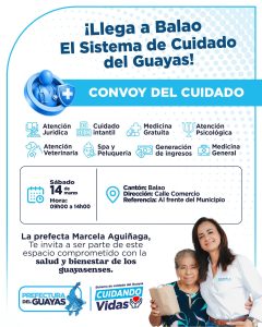 Brigada médica gratuita del GAD Balao atiende a vecinos en exteriores del municipio