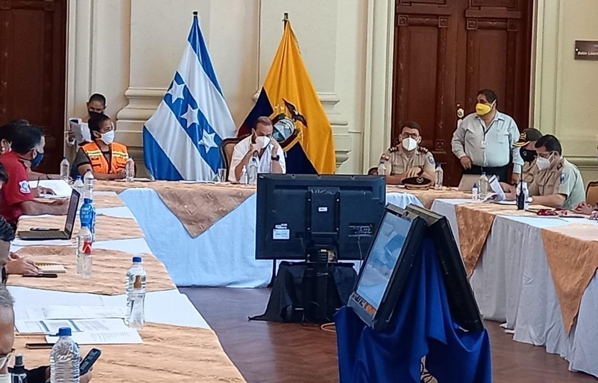 Secretaría de Gestión de Riesgos participa en COE provincial por Emergencia Sanitaria