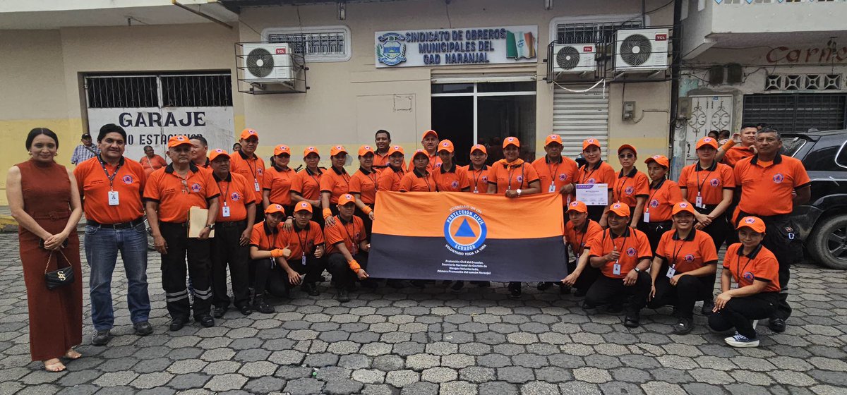 27 voluntarios obtienen certificación en Naranjal tras curso de protección