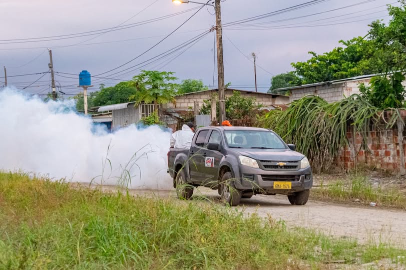 Municipio de Balao mantiene brigadas de fumigación en Cien Familias y Las Violetas
